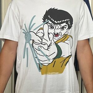 Yuyu Hakusho Graphic T shirt- Yusuke Spirit Gun graphic print